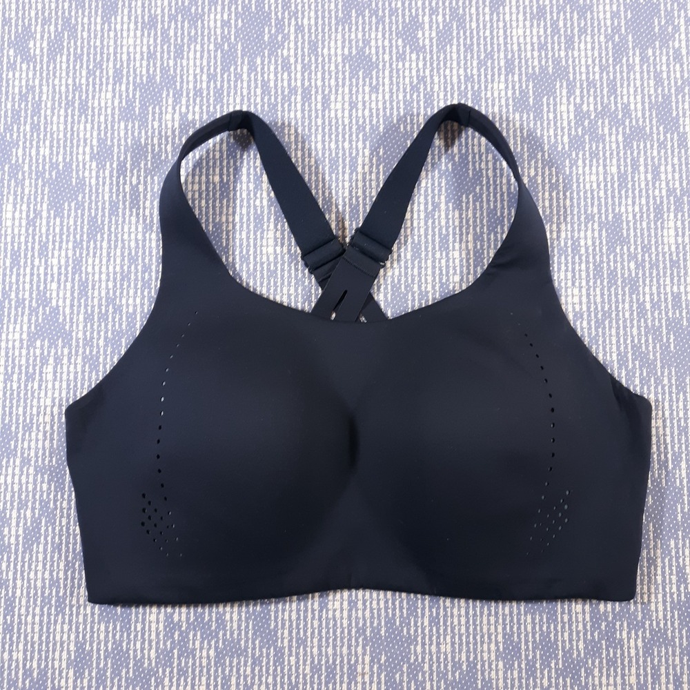 Lululemon Enlite Sports Bra Womens 38DD Adjustable Straps High Support Navy
